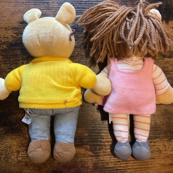 Vintage 1996 Eden Arthur & DW Plush Set of 2 - Picture 2 of 10